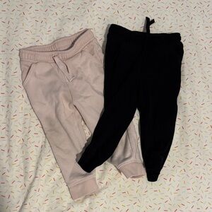 Cat & Jack Pink and Black Kids' Joggers
